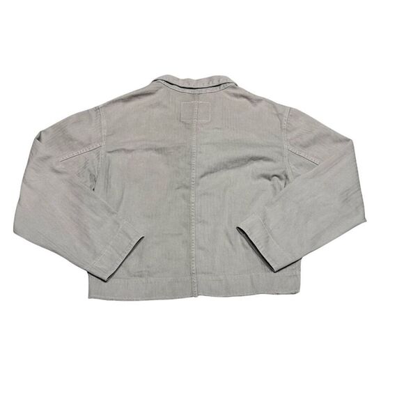 NWT LEVI’S Premium Half-All Oversized raw hem premium Japan Trucker Jacket sz m - Picture 3 of 10